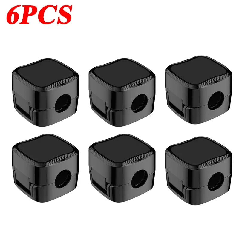 6-Pcs Cable Protector Set – Anti-Break Silicone Charger Cord Saver for iPhone & Android