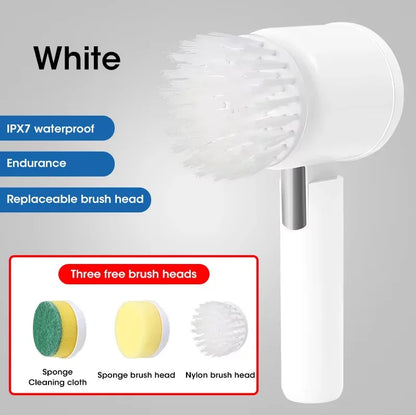 ⁠Electric Spin Scrubber - Cordless Power Bathroom & Kitchen Cleaning Brush⁠