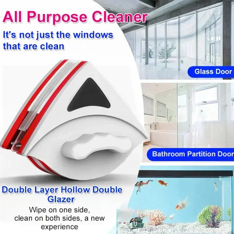 Magnetic Double-Sided Window Cleaner