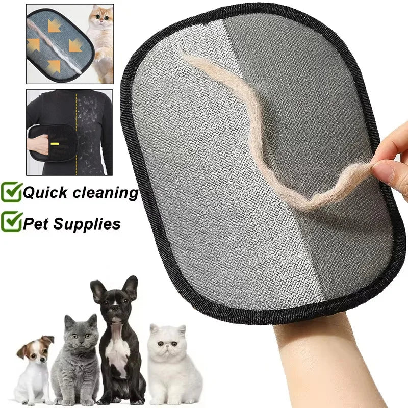 Portable Pet Hair Remover Brush for Clothes Furniture Car