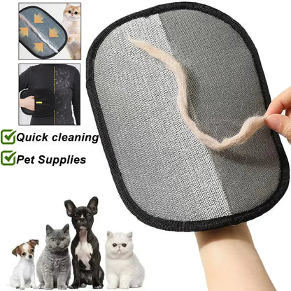Portable Pet Hair Remover Brush for Clothes Furniture Car