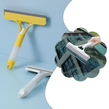 3-in-1 Multifunction Window Cleaner Squeegee with Spray Bottle