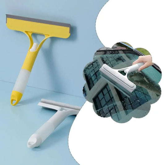 3-in-1 Multifunction Window Cleaner Squeegee with Spray Bottle