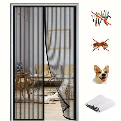 Self-Closing Anti-Insect Magnetic Door Curtain