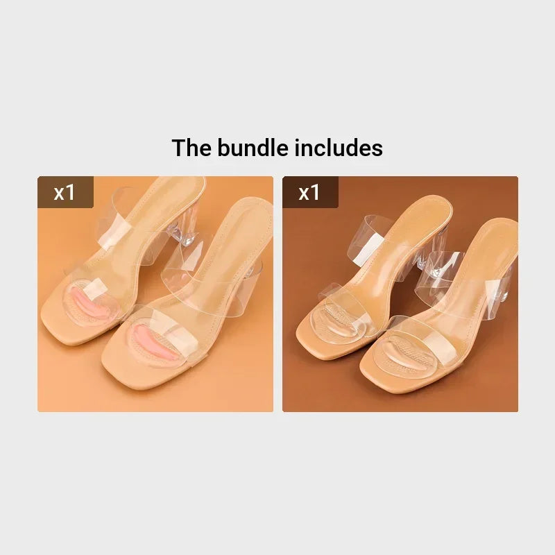 Silicone Gel Forefoot Pads for High Heels & Sandals