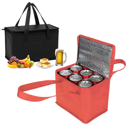 Insulated Food & Drink Cooler Bag - Reusable Thermal Storage for Outdoors & Travel