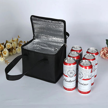 Insulated Food & Drink Cooler Bag - Reusable Thermal Storage for Outdoors & Travel