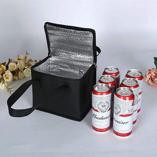Insulated Food & Drink Cooler Bag - Reusable Thermal Storage for Outdoors & Travel