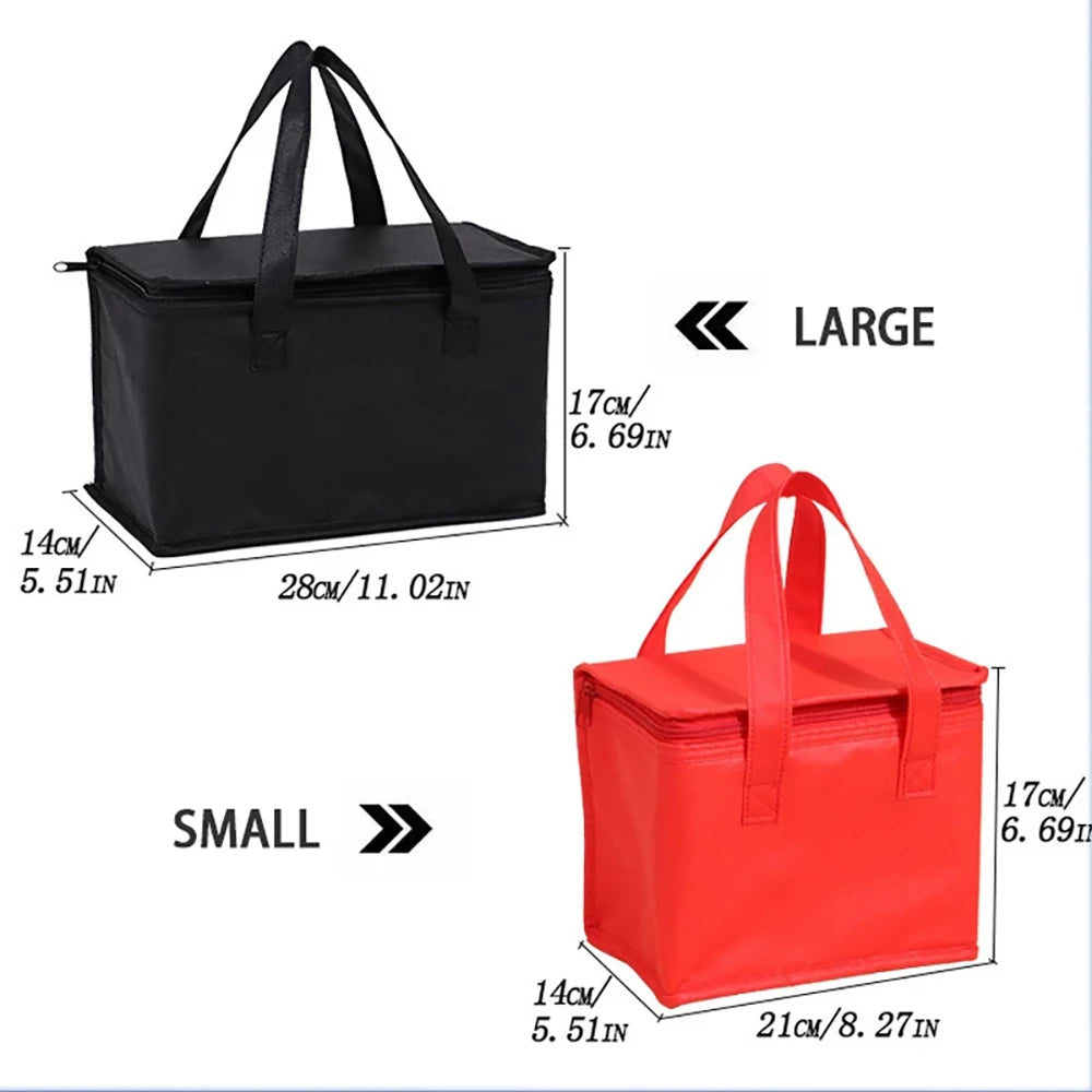 Insulated Food & Drink Cooler Bag - Reusable Thermal Storage for Outdoors & Travel
