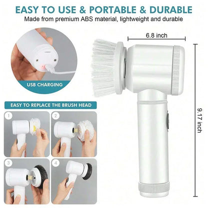 ⁠Electric Spin Scrubber - Cordless Power Bathroom & Kitchen Cleaning Brush⁠