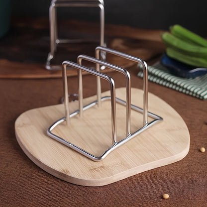Space-Saving Cutting Board Holder – Under Cabinet & Countertop Organizer Rack