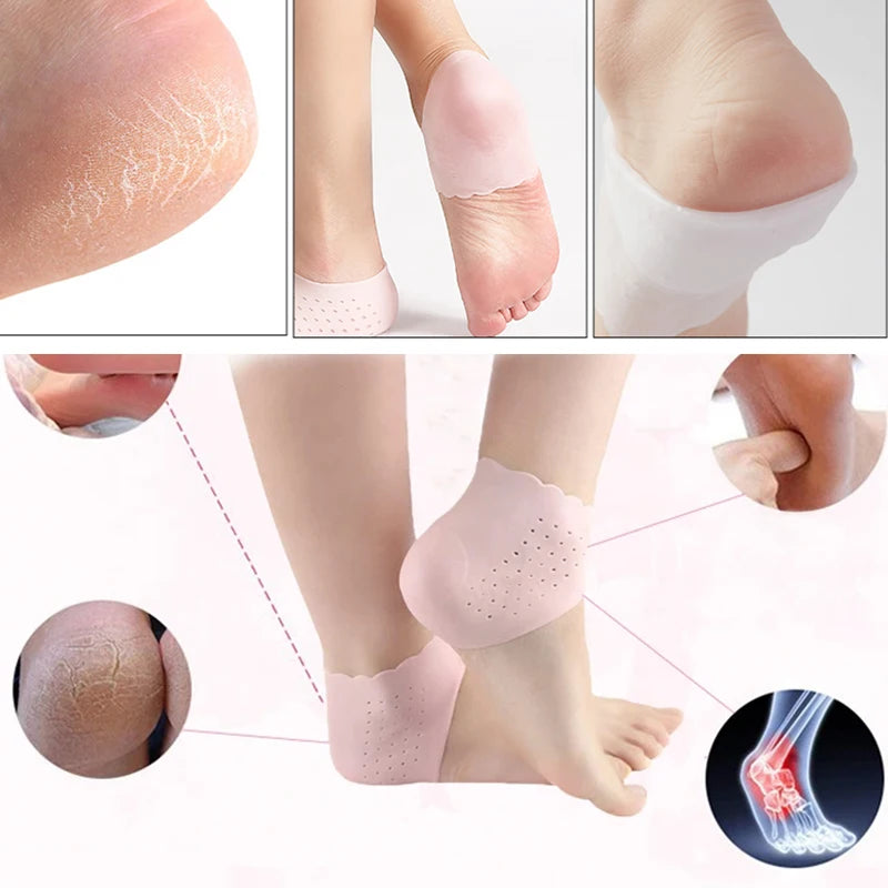 Moisturizing Gel Heel Socks for Cracked Heels