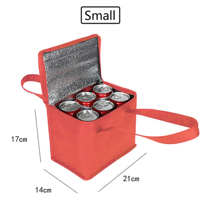 Insulated Food & Drink Cooler Bag - Reusable Thermal Storage for Outdoors & Travel