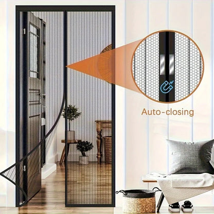 Self-Closing Anti-Insect Magnetic Door Curtain
