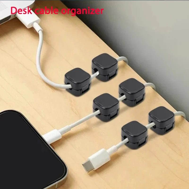 6-Pcs Cable Protector Set – Anti-Break Silicone Charger Cord Saver for iPhone & Android