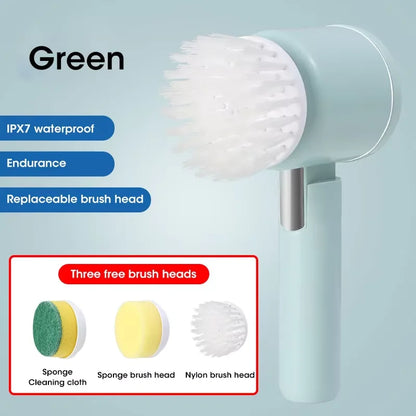 ⁠Electric Spin Scrubber - Cordless Power Bathroom & Kitchen Cleaning Brush⁠