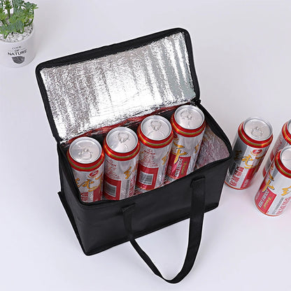 Insulated Food & Drink Cooler Bag - Reusable Thermal Storage for Outdoors & Travel
