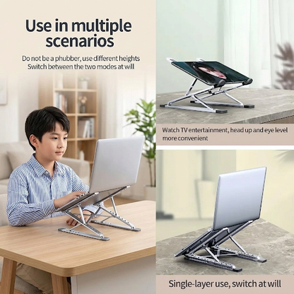 ⁠ErgoPro™ Adjustable Aluminum Laptop Stand⁠